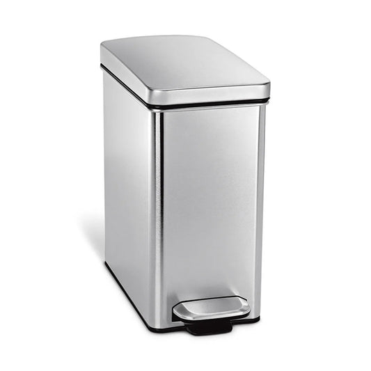 Profile Pedal Bin_FPP Brushed Steel_10L