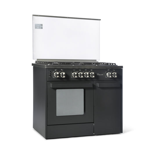 SUPER CHEF Cooker Bottle 90Cm 5G.Burn Semi-Pro Matt Blk(BU) SUPER CHEF