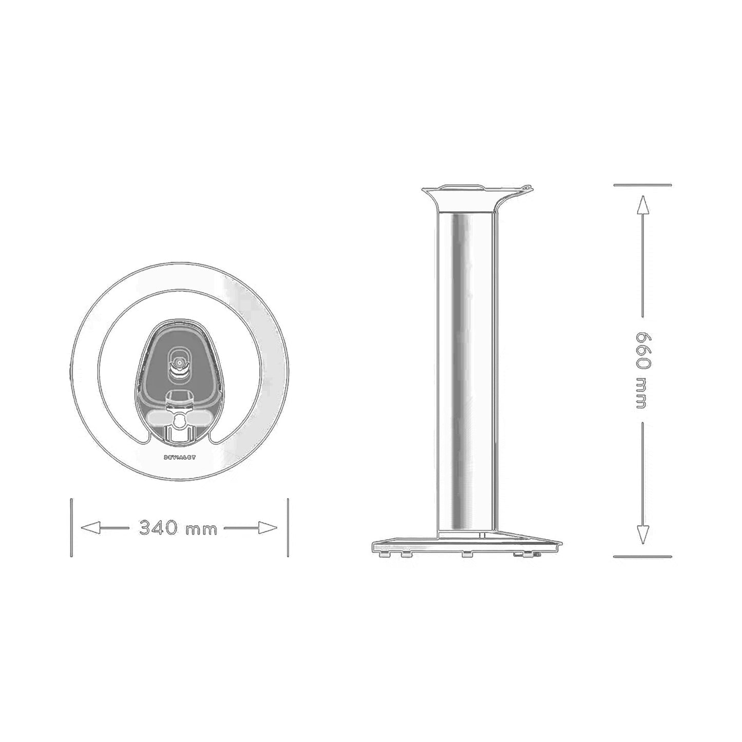 DEVIALET TREE SPEAKER STAND FOR HIGH PRECISION LISTENING
