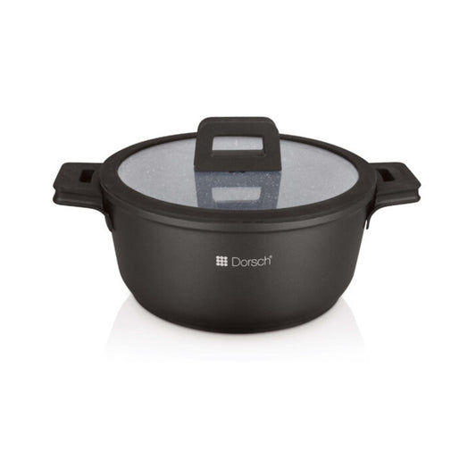 CASSEROLE 32CM DIE-CASTING W/MARBLE CERAMIC COATING NON-STI DORSCH