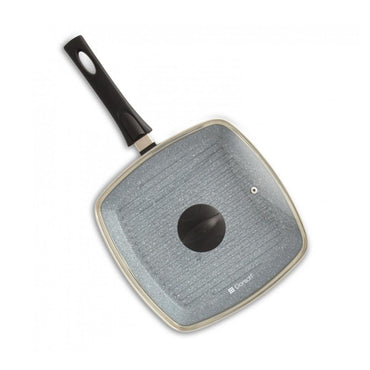 GRILL PAN 28 CM DIE-CASTING ALUMINIUM WITH MARBLE CERAMIC CO
