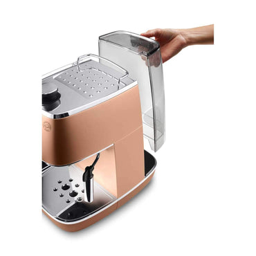 Delonghi Distinta Pump Espresso Coffee Machine Future Bronze