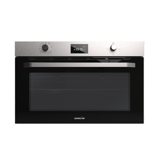 SUPER CHEF Oven 90 Cm Gas Gas + Fan Inox