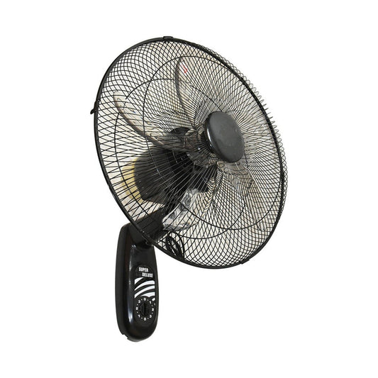 Wave Wall Fan 5 Blades 75w 18 Inch Black