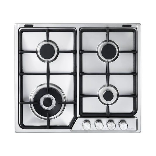 ELBA Hob 60cm 4Gas Burners Safety Ignition Stainless