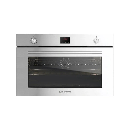 SMALVIC Oven 90Cm Gas/Gas Stainless Steel
