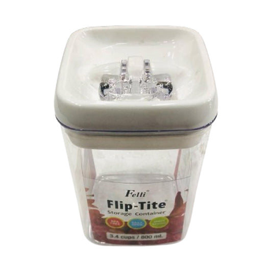 FELLI NLQ406A-060 4"" SQUAR FLIP TITE CANISTER 10CM