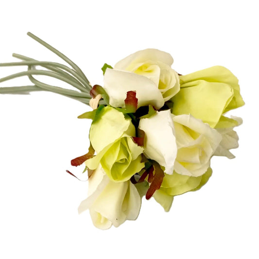 BOUQUET*7 FLOWERS 24CM GREEN