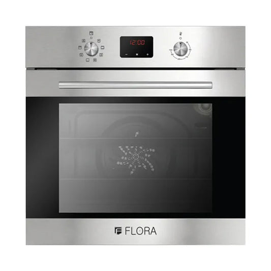 FLORA Oven 60Cm Gas Electric 67Litres Convection Inox