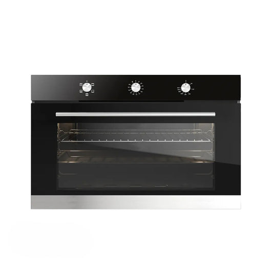 FLORA Oven 90 cm Gas Convection 120L Black