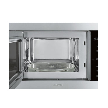 SMEG Microwave Built in 25 L Stainless Steel and Black