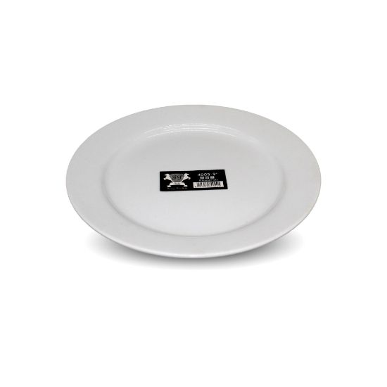 Porcelain Round Flat Plate 8''