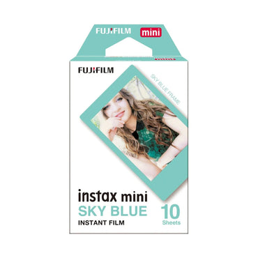 Instax Mini Film (10 Sheets) - Sky Blue Frame