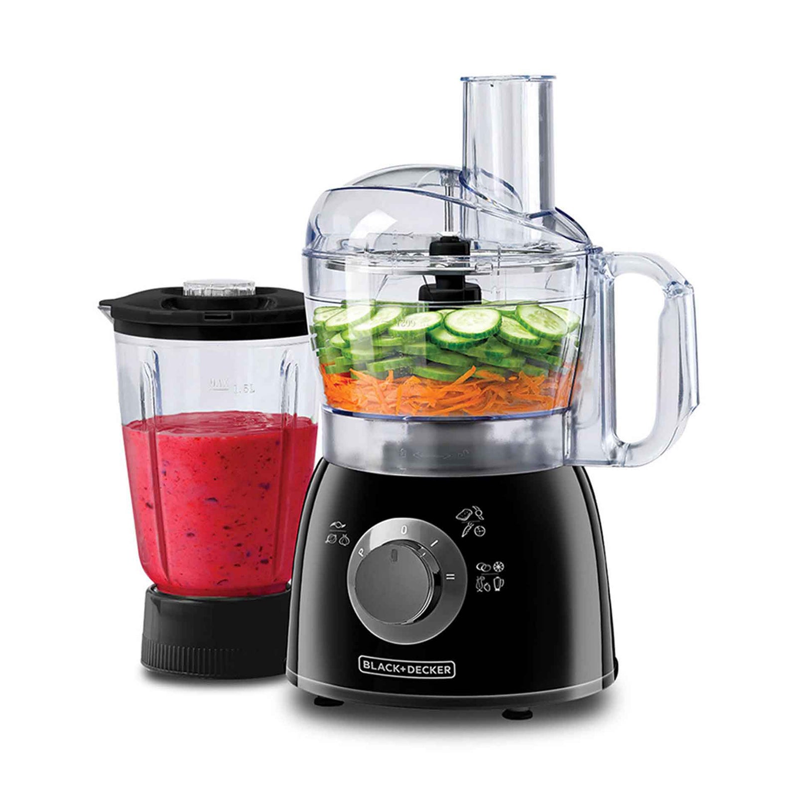 Black Decker Food Processor 400w With Blender