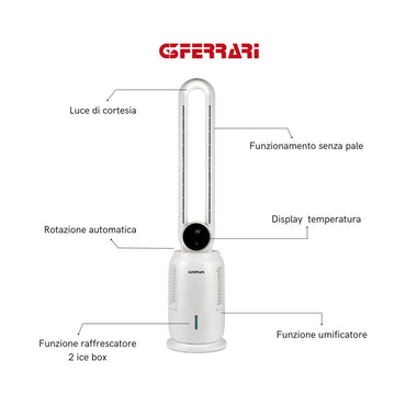 G Ferrari Air Cooler bladeless 2L 35w
