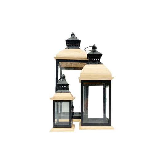 Lantern Wood L22X22X61 M16X16X40.5 S10X10X25