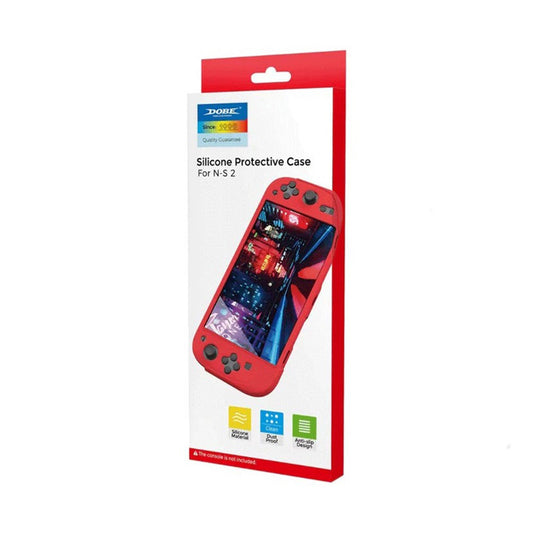 DOBE Silicone Protective Case For Nintendo Switch 2 - Red