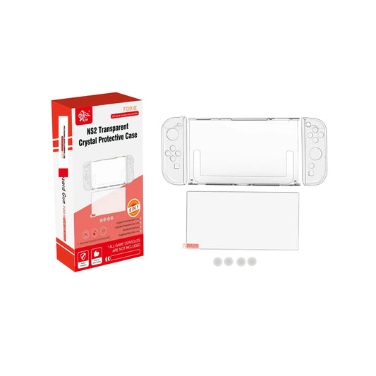 KJH 8-in-1 NS2 Transparent Crystal Protective Case