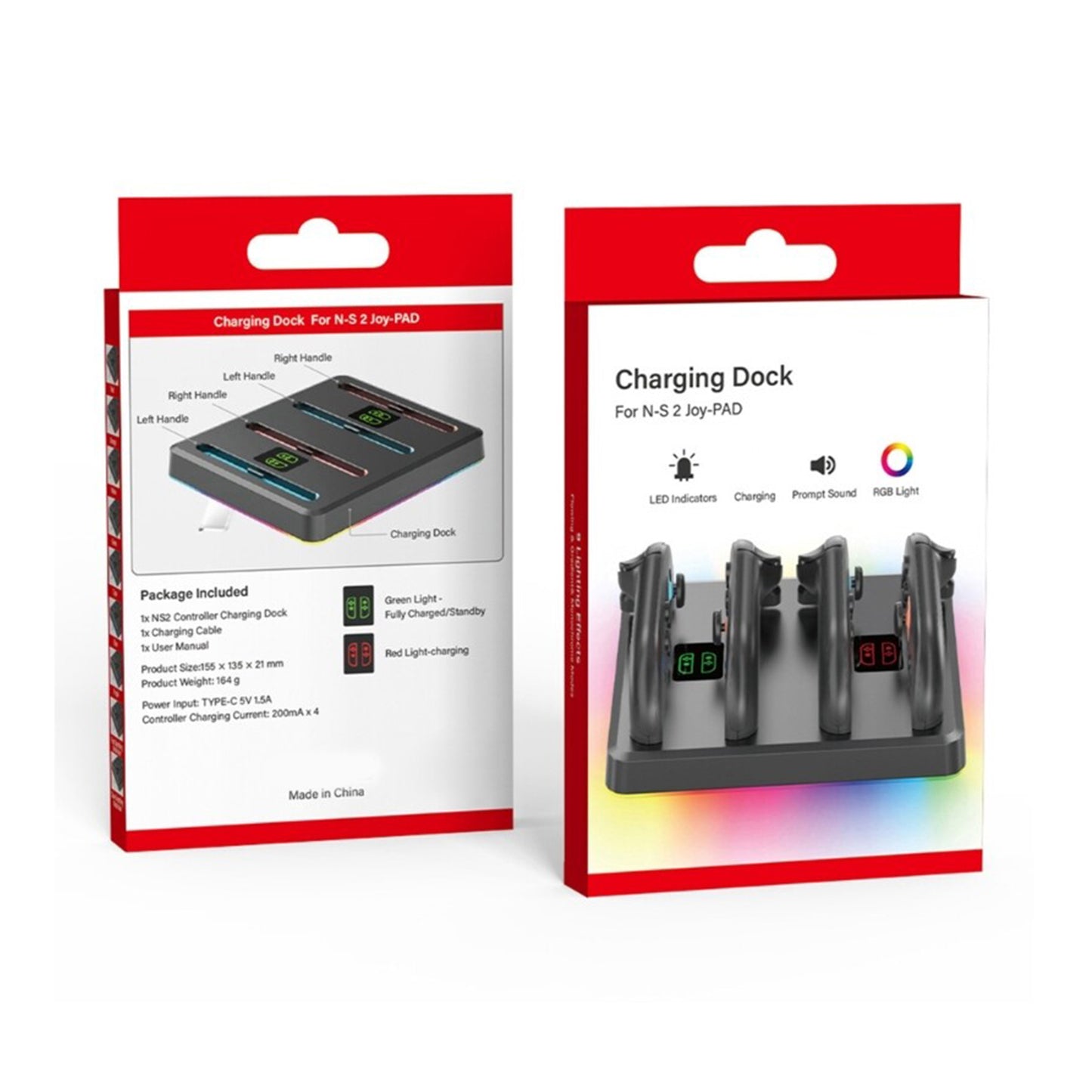 OTVO Charging Dock For Ninitendo Switch 2 Joy-Pad