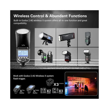 Godox V1 Flash Auto Zoom Control