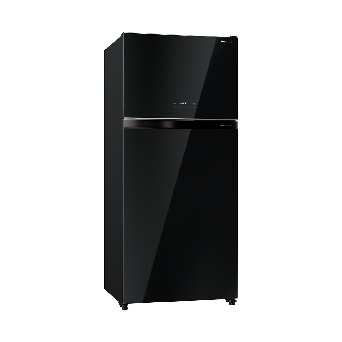 TOSHIBA 29 Cft Refrigerator 2 Doors Glass Black