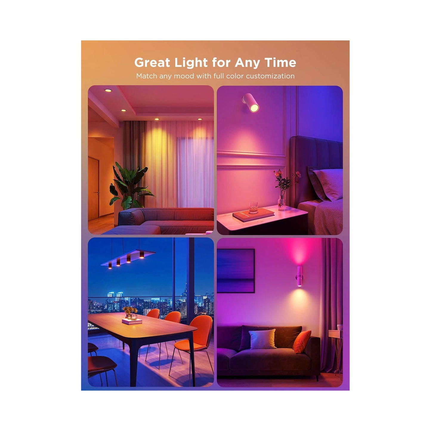 Govee Smart Bulb GU10 | 2 Pack