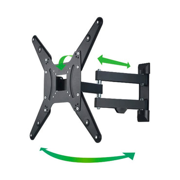 TV Wall Bracket Swivel Tilt Pull-Out 165cm 65 Up To 25 Kg