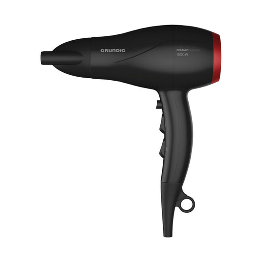 GRUNDIG-HAIR DRYER-BLACK COLOR-1800WATTS-CERAMIC-3HEAT-2 SPD