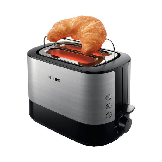Philips Toaster with Bun Warmer (950W, 7 Levels)