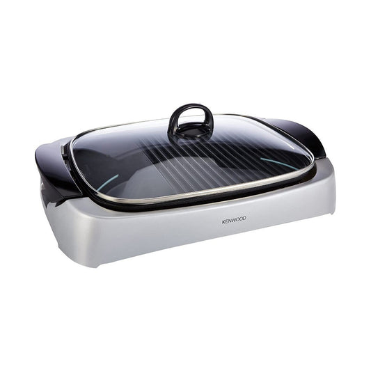 Kenwood Health Grill With Glass Lid 2000 W, Silver