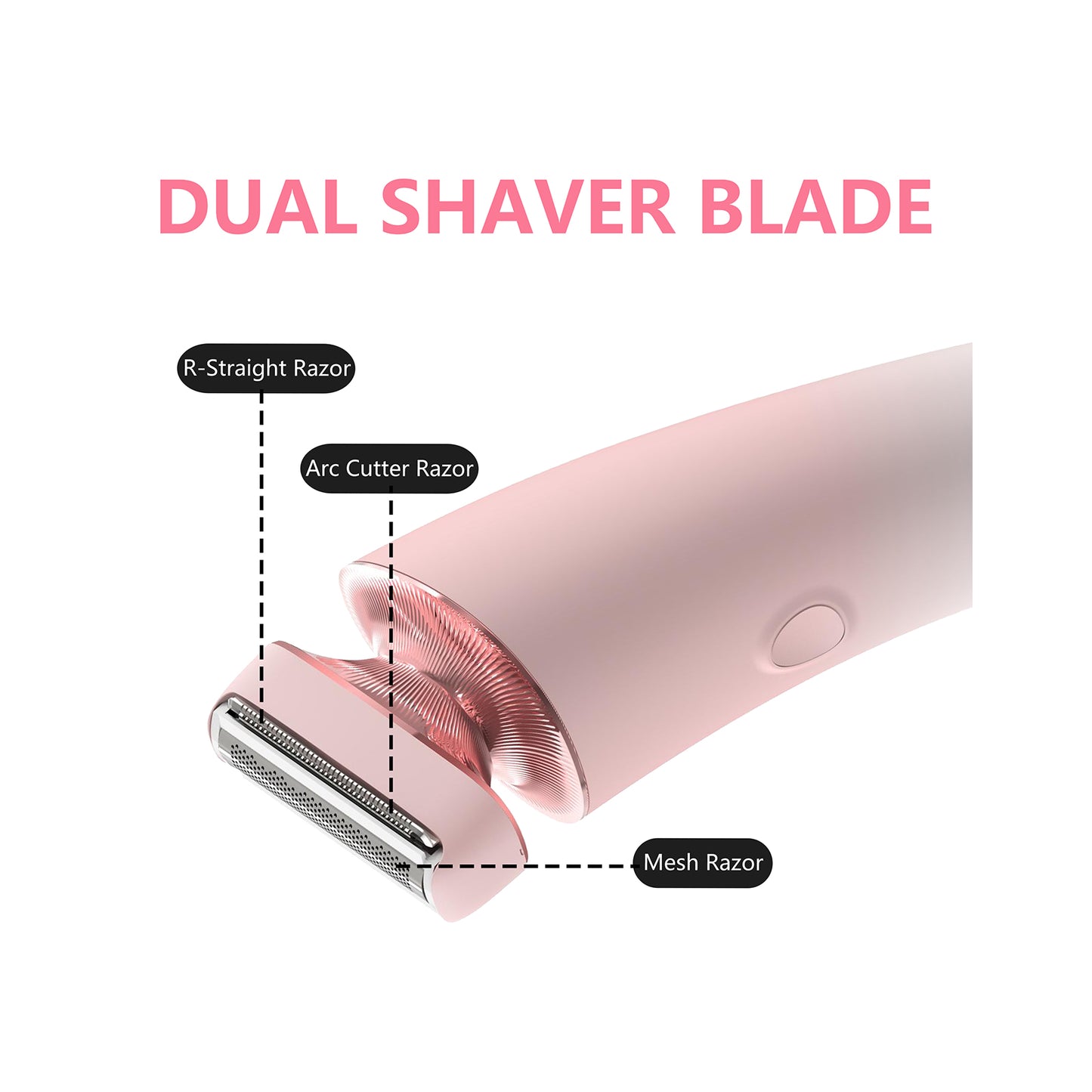 HTC Fully Washable Lithium Battery Lady Shaver WET& DRY