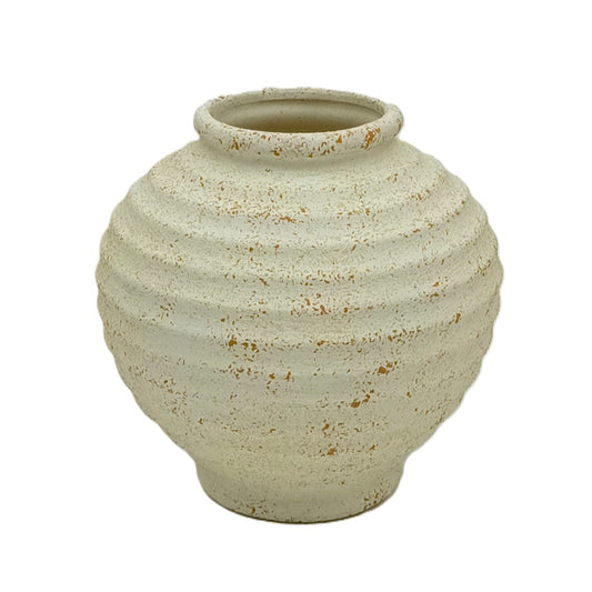 Vase Ceramic beige 0.25