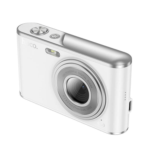 HOCO Digital Camera, 4K Ultra HD, 48MP, 2.8 inches,16x White - Abed Tahan
