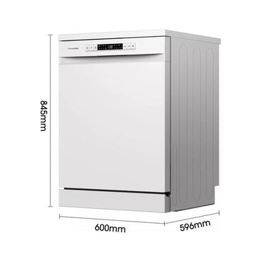 HISENSE Dish-Washer 8 Programs 15 Place Settings White