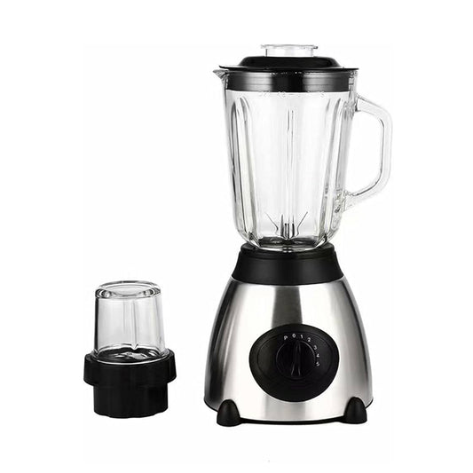 Kumtel Blender 1000w Glass Jar + Grinder 2 in 1