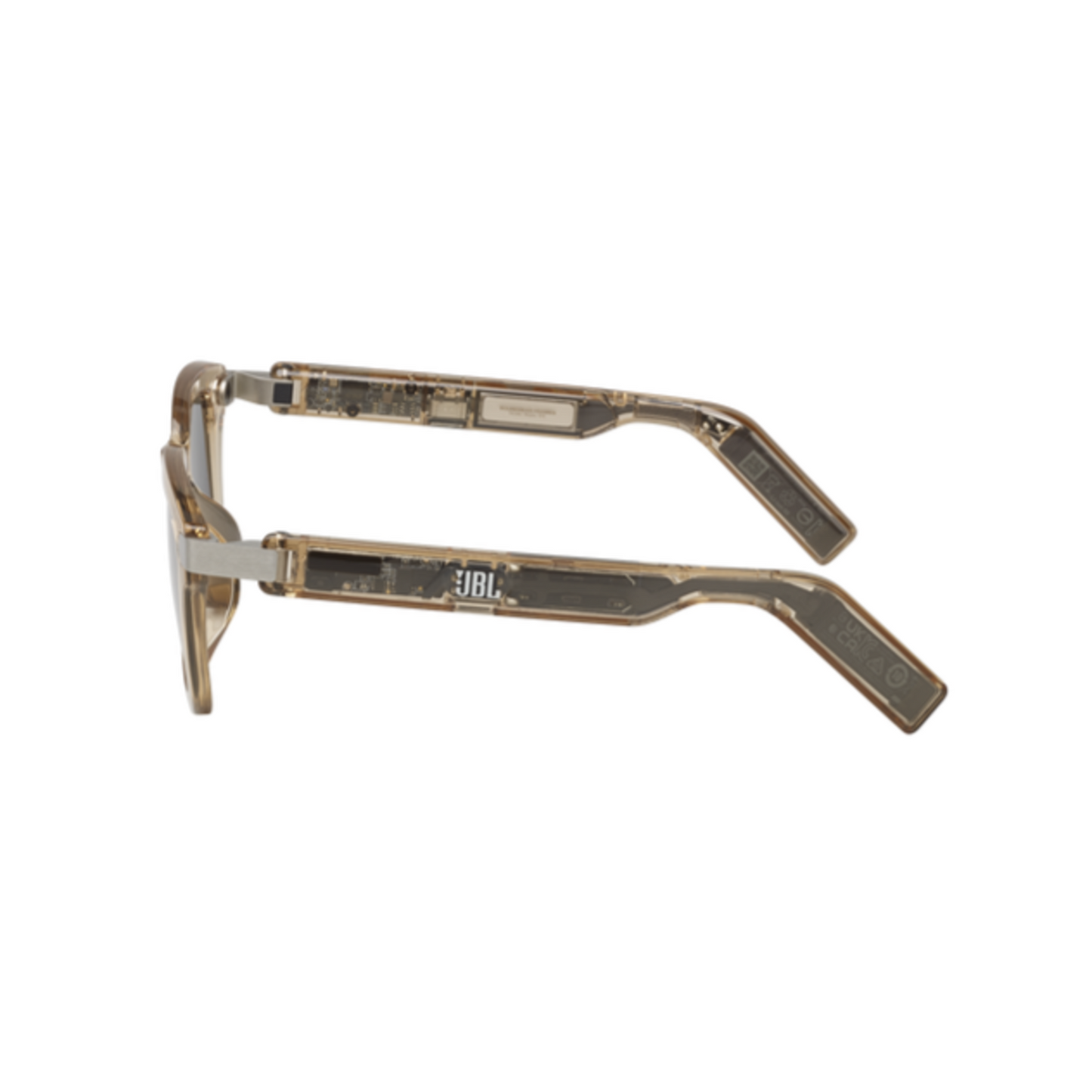 JBL SoundGear Frames Square Audio Glasses - Amber