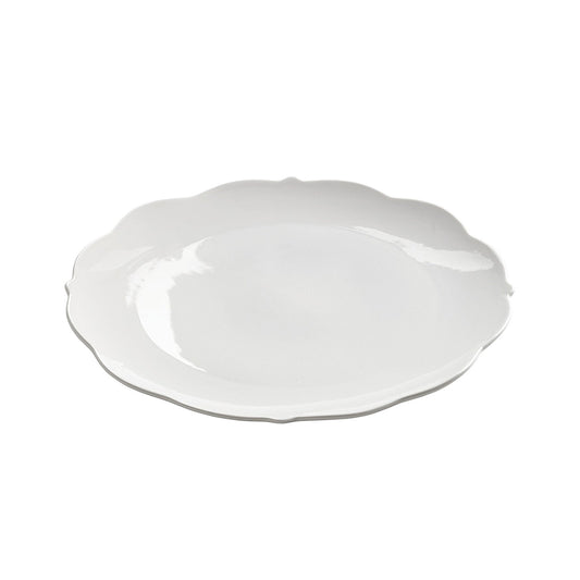 MW WHITE BASICS WHITE ROSE DINNER PLATE 26.5CM MAXWELL WILLIAMS