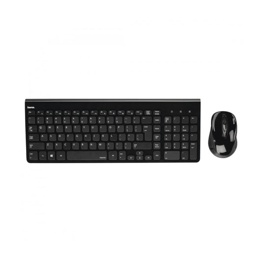 Hama Wireless Keyboard and Mouse Set WKM-100 English/Arabic