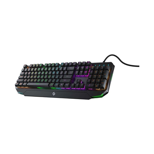 PORODO GAMING MECHANICAL KEYBOARD ULTRA ,RAINBOW LIGHT-BLACK