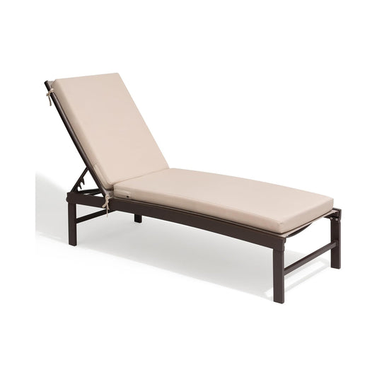 Karma, Long Chair (Aluminium Frame)