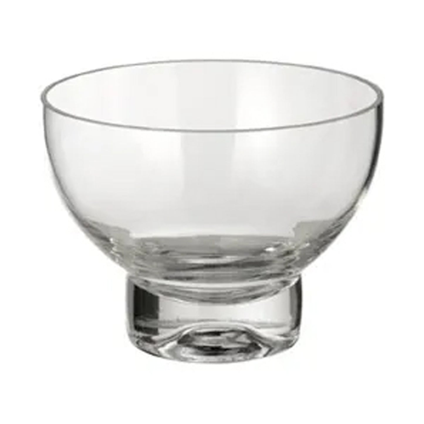 SMALL SALAD BOWL HEAVY BASE CLEAR