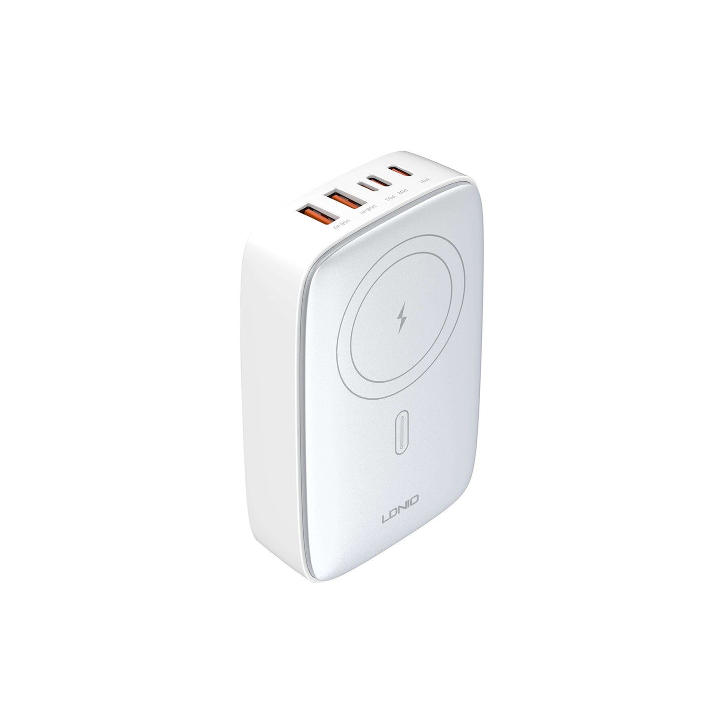Ldnio Q4010 6 In 1 Desktop Charger 140W Gan White