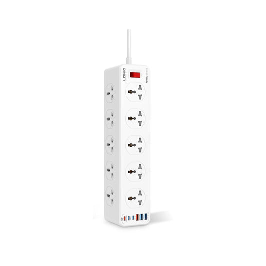 LDNIO 10 AC Outlets Universal Power Strip 2500W LDNIO
