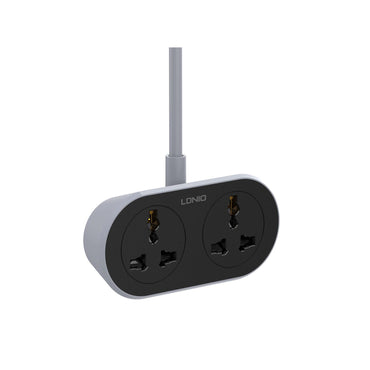 LDNIO 2 AC Outlet Universal Extension Power Socket 10M 2500W LDNIO