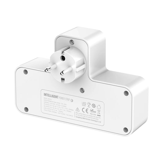 LDNIO Portable Electrical Extension Socket 1USB-C+2USB-A