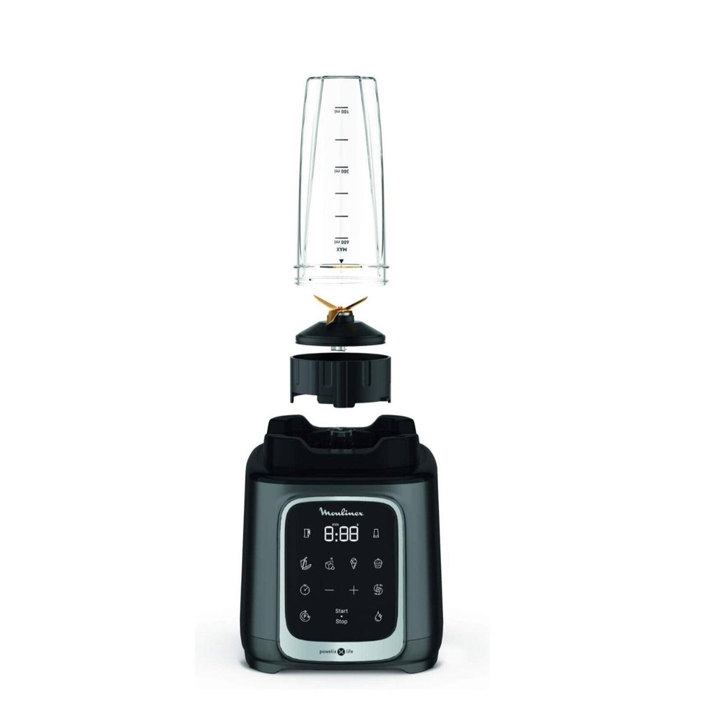 Moulinex Blender 1.75L 1600w Powelix Blades