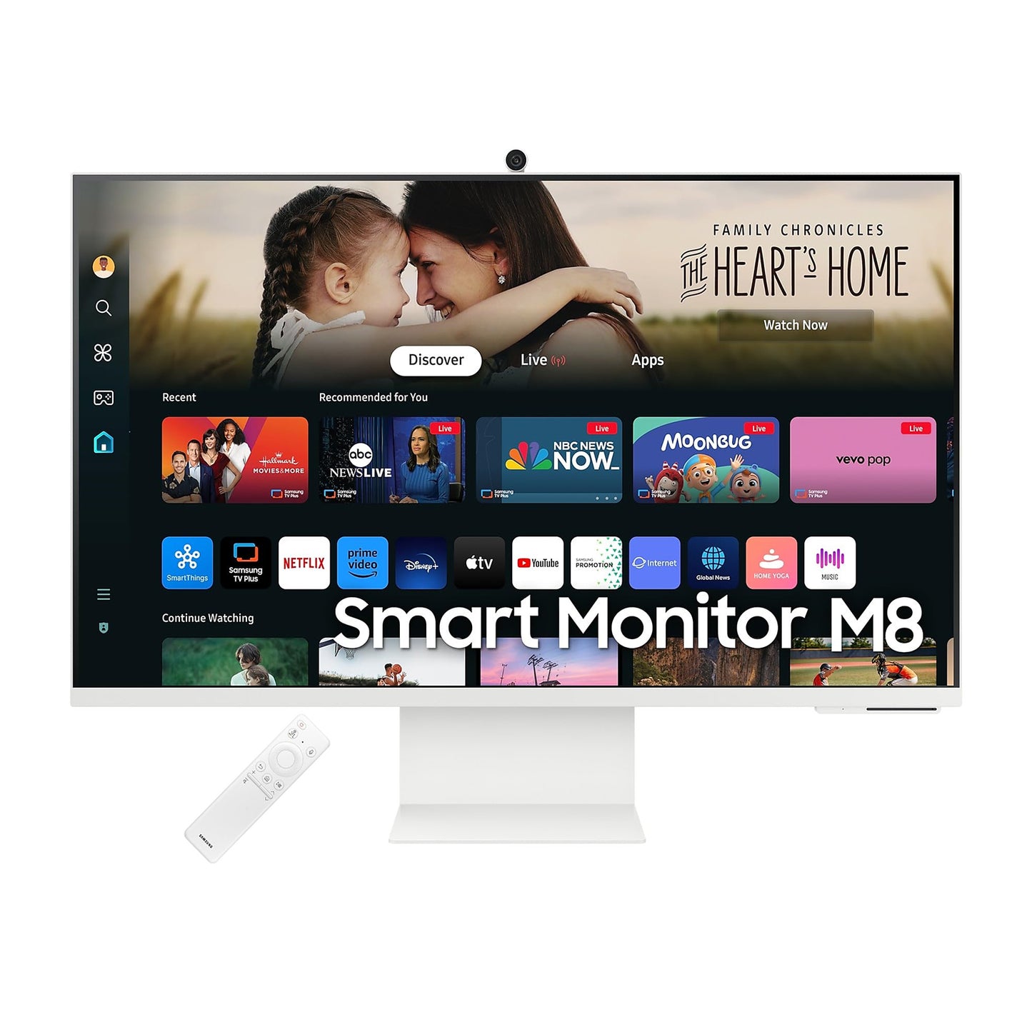 Samsung 32" M8D 4K 4ms Smart Monitor With Speaker & Camera