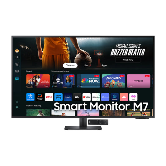 Samsung 43" 60Hz Smart Monitor M7 with Speaker and Remote