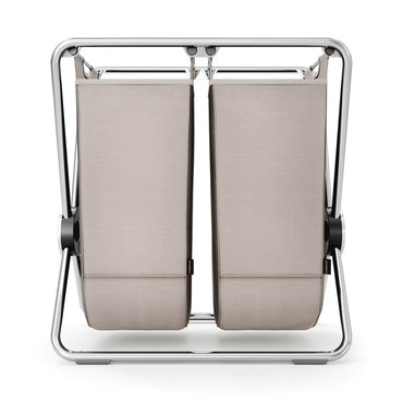 DOUBLE X-FRAME LAUNDRY HAMPER