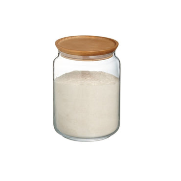 POT PURE JAR 2L+WOOD COVER